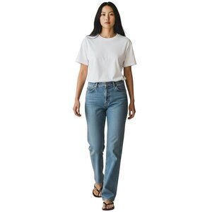 Vintage Wrangler Denim Jeans - Straight Leg - Faded Blue - 32 x 30